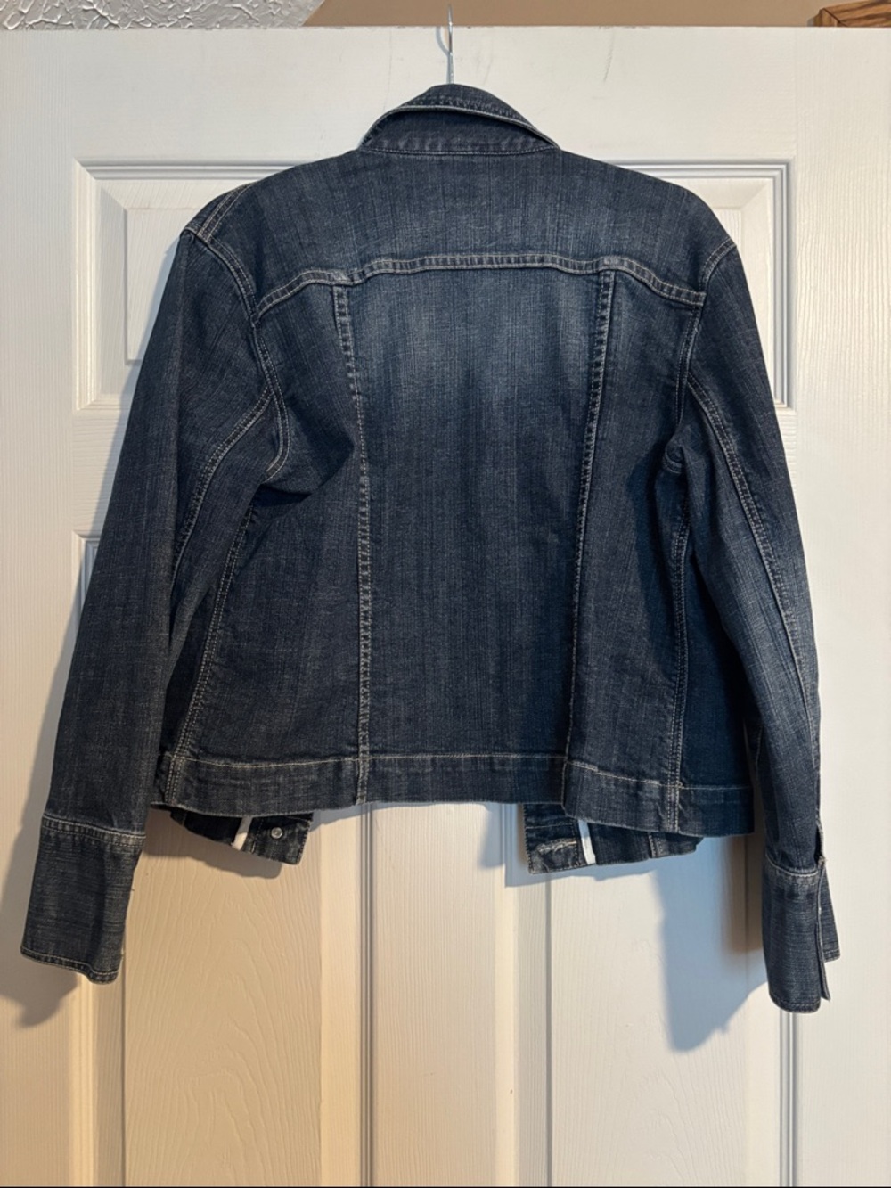 Chico Platinum Dark Blue Denim Jacket with Button Placket - Picture 8 of 8